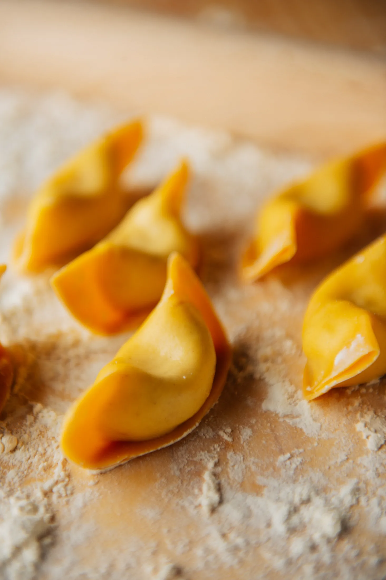 Tortellini close-up